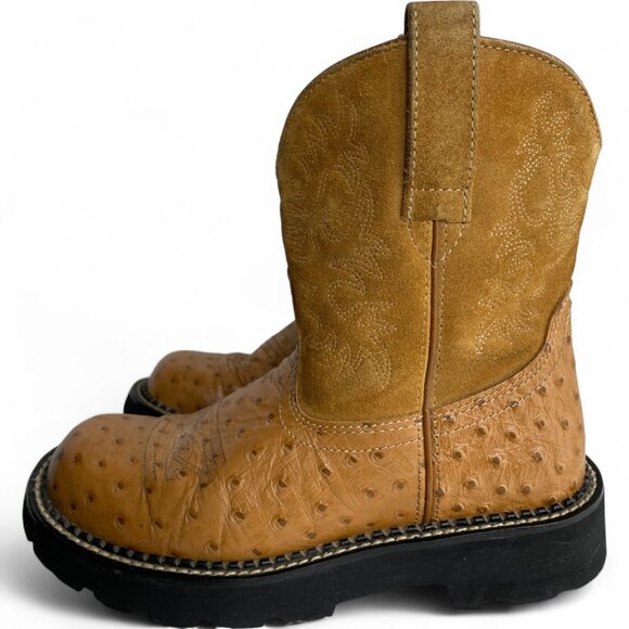 Ariat Fatbaby Leather Western Cowboy Cowgirl Boots Women's 6.5 B - Picture 7 of 13